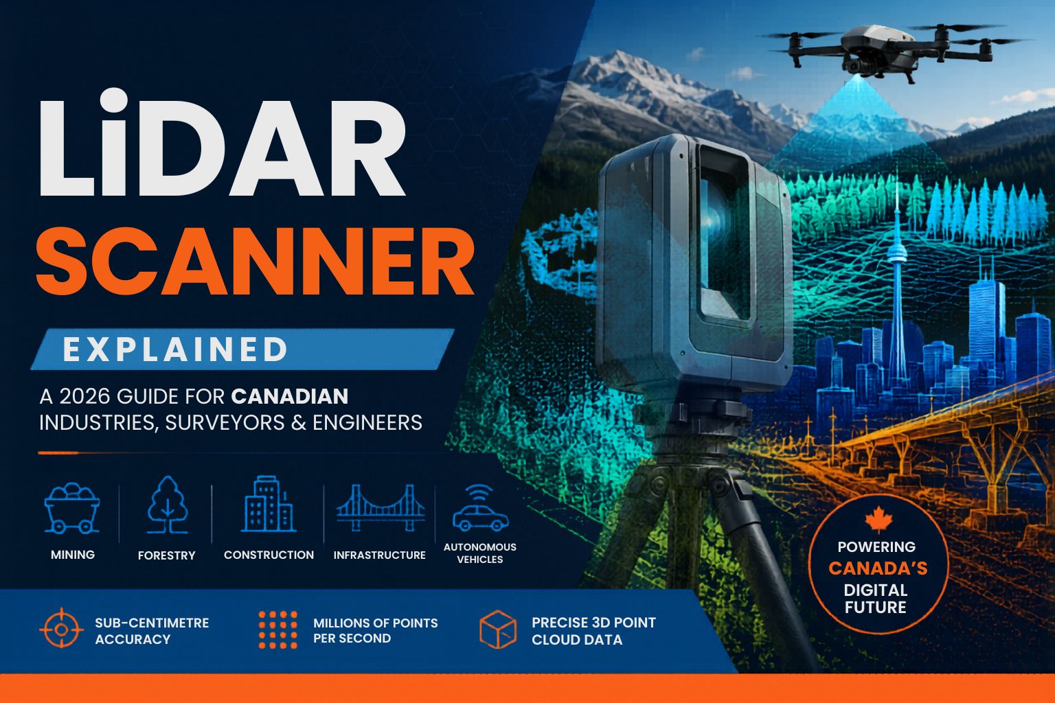 3D Laser Scanning and LiDAR Mapping Services Banner by Micro 3D Solutions